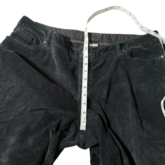 Sonoma Woman Black Corduroy Bootcut Pants Women's Size 16W - Picture 12 of 13